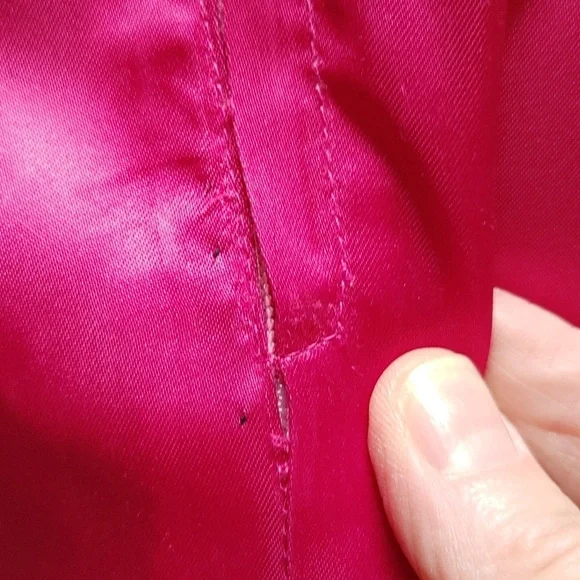 Marilyn Monroe Look Fuschia Satin Strapless Dress XS-S - Picture 6 of 11